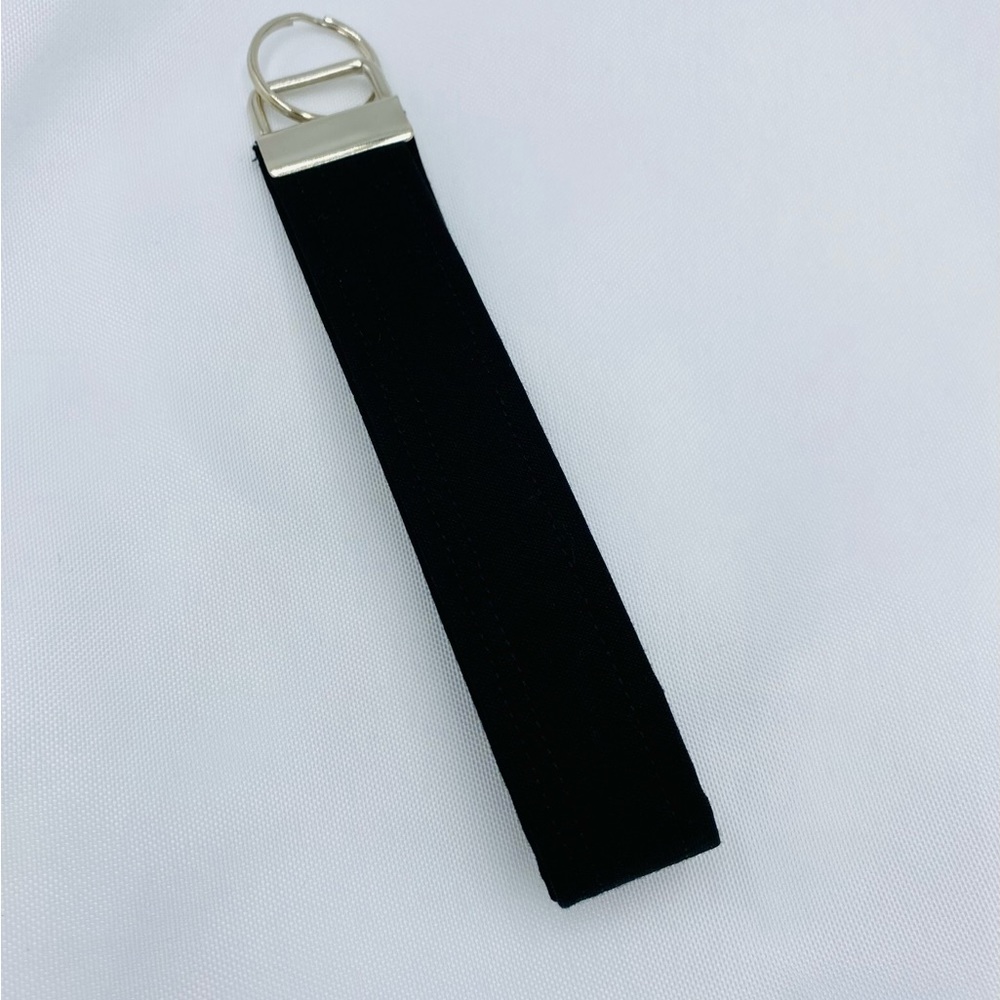 Key Fob Wristlet Keychain In Black Print